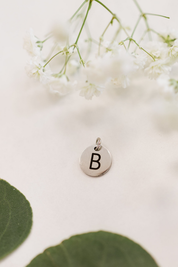 initial necklace charms