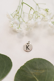 initial necklace charms