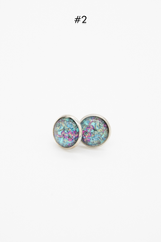 Beautiful Glass Stud Earrings - Final Sale