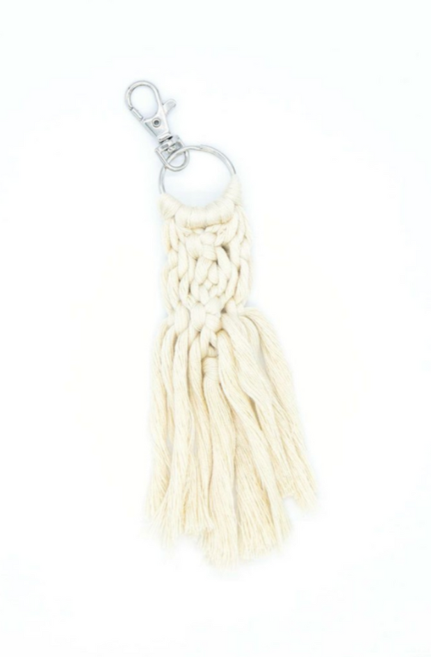 Cora Macrame Keychain