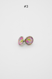 Beautiful Glass Stud Earrings - Final Sale