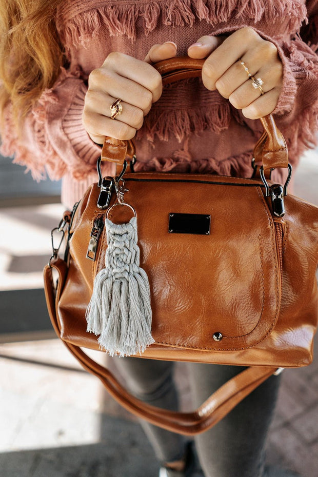 Cora Macrame Keychain