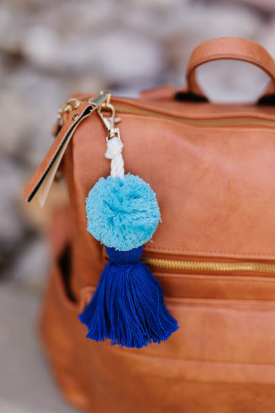 Skye Pom + Tassel Keychain