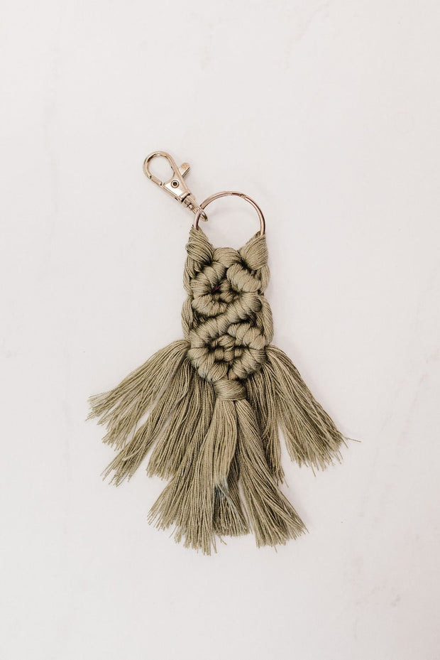 Cora Macrame Keychain