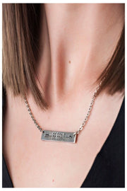 Be Brave Dainty Bar Necklace - Final Sale