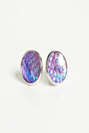 Mermaid Scales Stud Earrings - Final Sale