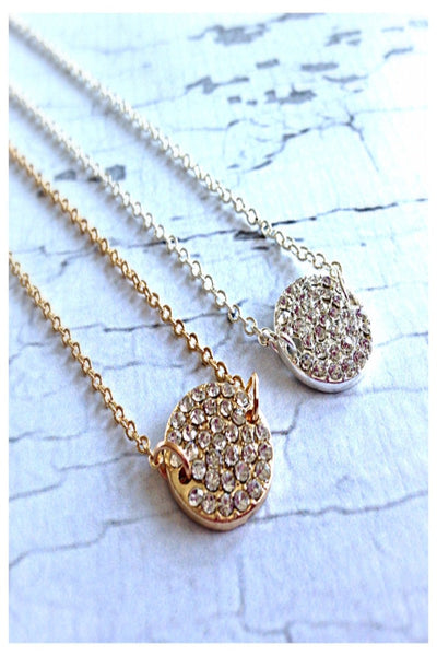 Jeweled Disc Necklace - Final Sale