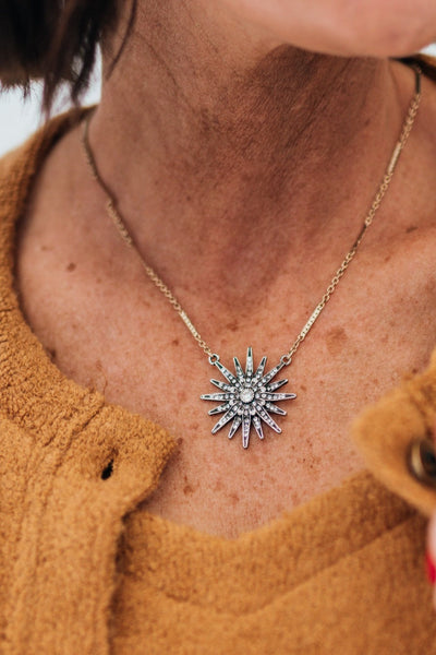 Sunburst Statement Necklace - Final Sale